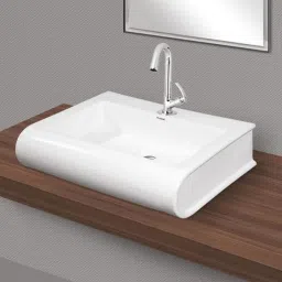 H-13 CM [ 23" 17 " 5 " INCHES ] BEST COUNTER TOP BASIN BEST BASIN L-58.5 B-43 Table Top Basin-image-9