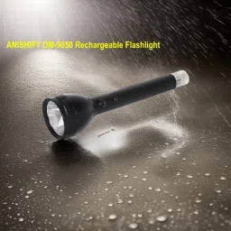 dazzel flex Rechargeable Long Range Led 2 in 1 Long Distance Torch Up to 1 Km high power Torch image 5