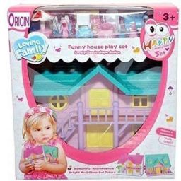 Funny House Play Set Doll House Set Multicolor Made in India Toys (Small)-12