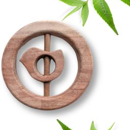 Neem Wood Ring Sparrow Rattle Rattle-image-36