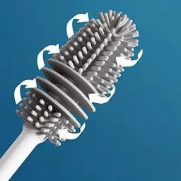 palind Silicon Brush for Water Bottles Flask Long Handle Bottle Cleaning Brush image 3