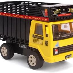 Pull Back Goods Carrier Truck - Black & Yellow-picture-15
