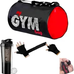 KT Gym Bag Combo for Men with Gym Bag SET Fitness Accessory Kit Kit-image-40