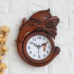 jv enterprises Analog 38 cm X 29 cm Wall Clock image 2