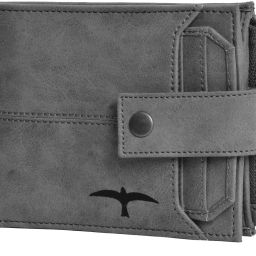 Men Casual Black Artificial Leather RFIDWallet - Regular Size-image-82