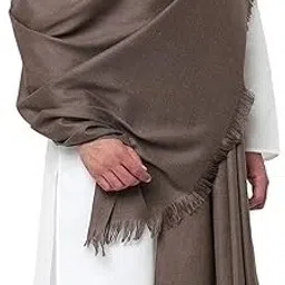 Kashmiri Thead Wool Solid Men Shawl-image-42