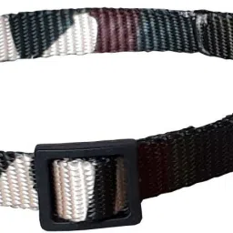 pet needs High Quality Camo Print Nylon Leash and Adjustable Collar Set for Puppy/Cat- for Tracking, Patrolling, Walking, and Training -Length- 47 inches, Width-0.3 inch -Small 119 cm Dog & Cat Strap Leash image 2