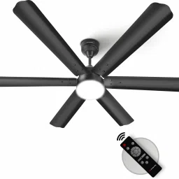 Luminair with LED Light Ultra High Speed 5 Star 1200 6 Blade Ceiling Fan-image-4