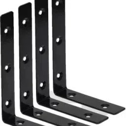 048 8inch x 4inch L Shape Shelf Wall Bracket, Pack of 4pc Shelf Bracket-9