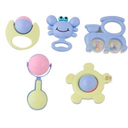 Baby Kids Toys Rattle Set of 5 Pieces for Newborn Boy Girls Infants and Toddlers Rattle-23