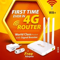 Realtime Router Made in India Best Quality with Free Adapter Router 2.4 GHz 100 Mbps Wifi Speed Single Band Internal & External Antenna MiFi (Sim Based) image 3