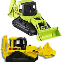 Construction Realistic 2 in 1 Excavator Bulldozer Armor Sets-image-73