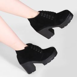 Amazing Design Women's Ankle Length Block Heel Stylish Fashionable Boots Boots For Women-image-6