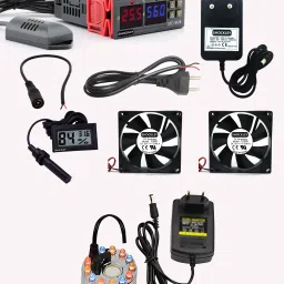 shockley STC-3028 + 1 AMP ADAPTER + Main Cord + 2 Fan + Hygrometer + DC JACK + FOG MAKER Multipurpose Controller-35