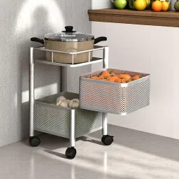 Kitchen Accessories Items Kitchen Storage Rack Drawer Kitchen Organizer Iron Kitchen Trolley-13