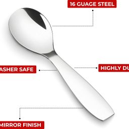 kitchen expert Mini Masala Spoons | Small Spoon For Spice Box | For Small Jar/Containers Stainless Steel Tea Spoon Set image 3