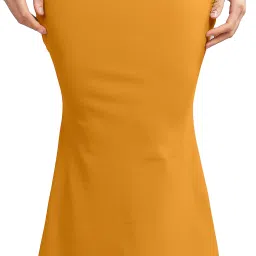 KANISHTHA Mustard Saree Shapewear for Woxlen Cotton Blend Petticoat-image-69