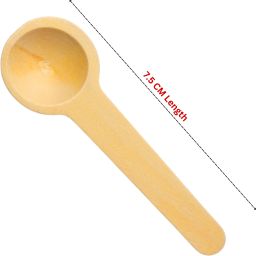 yasbavu SPICS JARS SMALL WOODEN SPOONS 7.5CM LENGTH Wooden Sugar Spoon, Tea Spoon Set image 4