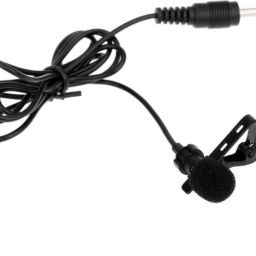 borneo New 3.5mm Professional Clip Microphone for YouTube & Vlogging | Caller Mike for Voice Recording | Noice Cancellation | Mic Mobile, PC, Laptop, Android Smartphones with 1.5 Meter Wire (Black) Brand: Aucklien sr17 Microphone image 2