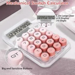 gitesh UO-253 Transparent Calculator BasicCalculator image 5