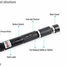Niavaa Classy Laser Light Pointer With Different Modes, Rechargeable, Charger Inside image 3