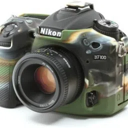 Camstuffs Camera Silicone Protective Camera Case Cover Compatible with Nikon D7100 Camouflage Camera Bag-image-82