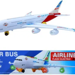 Airbus A380 Airplane Toy With Lights Effect & Self Rotating-14
