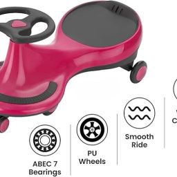 Strong & Durable Swing Car ride on Car Non Battery Operated Ride On-image-65