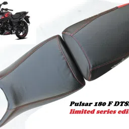 PULSAR 180F DTSI SPLIT REAR RED BIKE SEAT COVER Split Bike Seat Cover For Bajaj Pulsar 180 DTS-i-image-7
