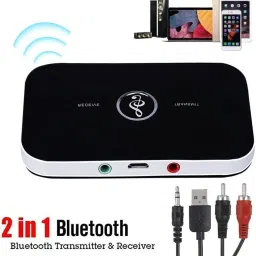 2 in 1 Wireless Bluetooth Car Kit Multi-Functional Transmitter Receiver TD-831WA 3 W AV Control Amplifier-image-23