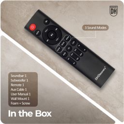 DH Discovery DH-1201 with 380W 3D Loud Sound, Touch Control Panel, 3 EQ Modes 380 W Bluetooth Soundbar image 5