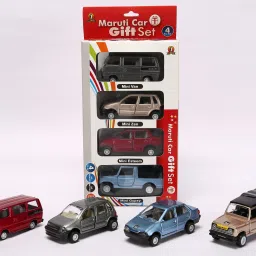 Maruti Car Gift Set Pull Back 4 Piece Die Cast Car for Kids(Colour may vary)-image-7