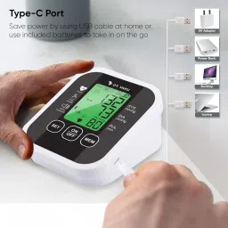 DR VAKU Digital Blood Pressure Machine Upper Arm Adjustable Cuff Kit with Most Accurate Measurement Talking Function Intellisense Technology Bp Monitor image 5