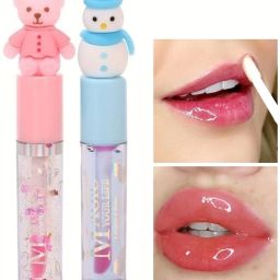 Cute Fruit Doll Bottle Cap Moisturizing Lip Gloss (Pack of 2)-29