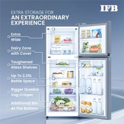 ifb 243 L Frost Free Double Door 2 Star Refrigeratorwith 7 in 1 Multi Mode with 360 Degree Cooling and Extraordinary Space Powered by E-Tech image 5