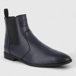 Handmade Federal Blue Chelsea Boots for Riding Biking for Men - RGCL - UK 8 Boots For Men-image-26