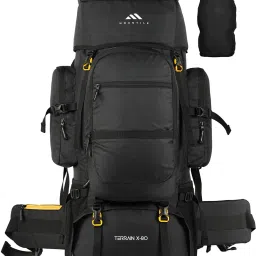 TERRAIN X-80L Travel Backpack with Rain Cover Camping Trekking Bag Rucksack - 80 L-image-5