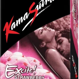 Strawberry Flavoured Dotted Condom-image-31