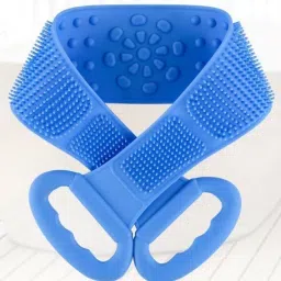 Double Sided Silicone Body Bath Belt/Exfoliating Shower Scrubber BeltX1.1297-image-64