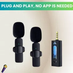 sacro K35 Wireless Mic With Collar Microphone for YouTube/Vloging/Voice RecordingM316 Microphone-picture-38