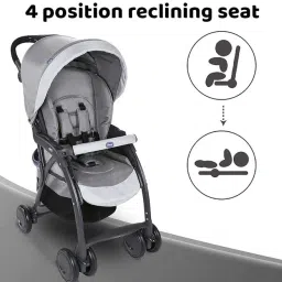 chicco Simplicity Plus Stroller (Grey) Stroller image 2