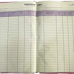 Register of Fines Central Form XXI Rule 78 (1) (a) Account Book Under Contract Labour Law and Rules 1-Part Register-picture-42