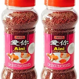 Aini Fast Growth 60g (Pack of 2) 0.12 kg (2x0.06 kg) Dry New Born, Adult, Young, Senior Fish Food-picture-10
