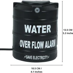 CHITRATECH Water Overflow Alarm, Works on 240V AC, Rings in Both Hindi and English Language Wired Sensor Security System image 2