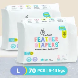 Feather Diaper Pants size L Pack of 70 - L-12