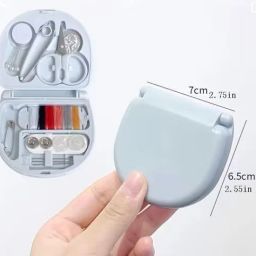 Mini Travel Sew Kit Beginner Mini Sewing Box Pocket Folding Sewing Kit-15