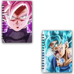 Anime Notebook Goku Dragonball Dbz PACK 2 Comicsense Ki Dukan Diary Notepad A5 Notebook Unrulled 160 Pages-26