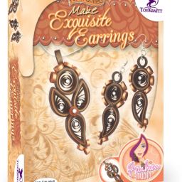 Make Exquisite Earrings - Paper Quilling craft kit for girls aged 7 years & above-picture-20