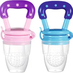 Pack Of 2 Pcs Silicone Baby Infant Fruit Feeder Dummy Pacifier Newborn Nipple Teether and Feeder-9