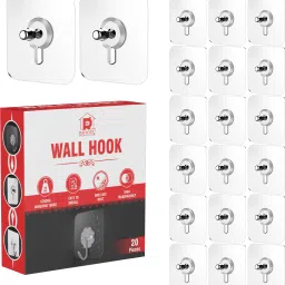 Nail Free Wall Screw Adhesive Non-Trace No Drilling Bathroom Installation Hook 20-image-5